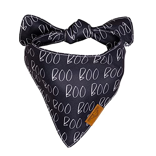 Remy+Roo Spooky Halloween Dog Bandanas X-Large - 2 Pack, Adjustable & Durable