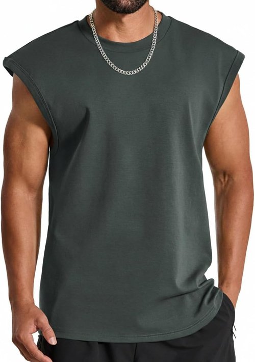 COOFANDY Men's Workout Tank Tops - Casual Sleeveless Gym Tee Shirt | Stylish Loose Fit for Basketball
