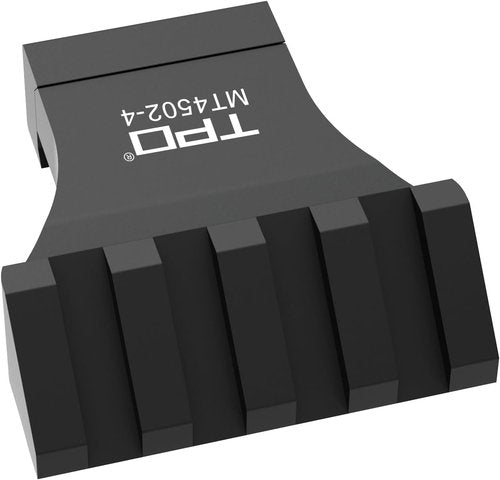 TPO 45 Degree Offset Mount Low Profile Picatinny Offset Mount for Flashlight Laser Sights Optics (4 SLOT-1PC-BLACK) MT4502-4