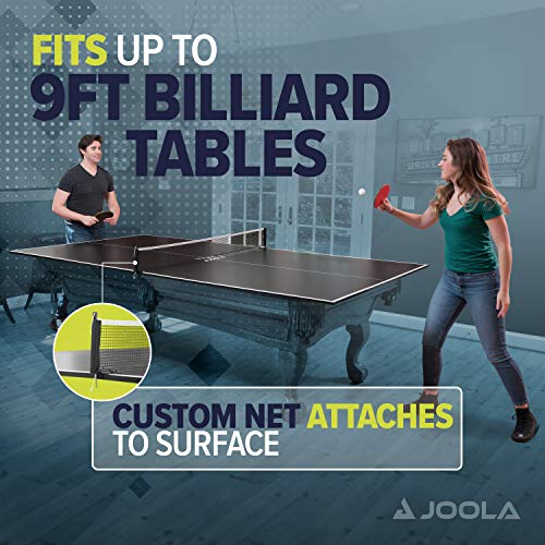 Ping Pong Conversion Top with Net Set for Billiard Tables - Full Foam Back - Standard Size
