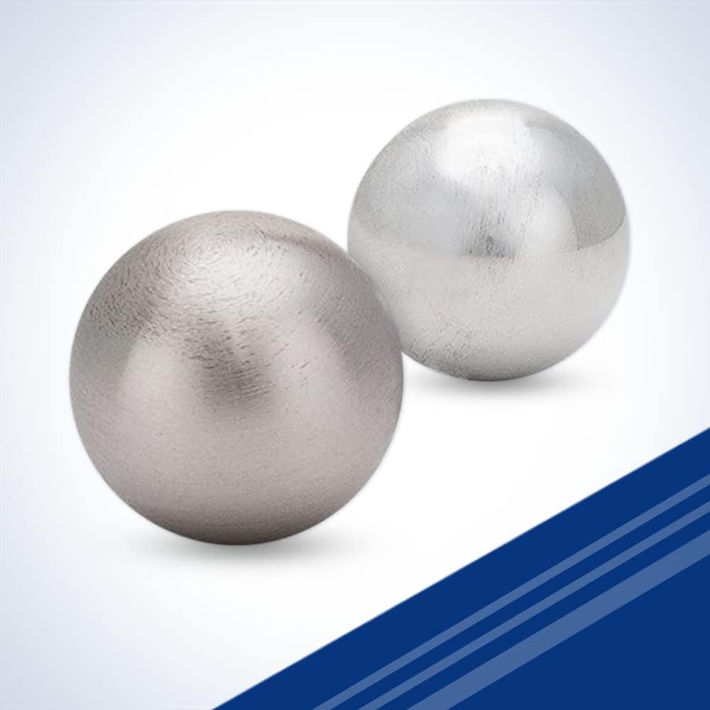 Skiennix Tungsten & Aluminum Sphere Set - Durable 1-Inch Diameter for Home Decor