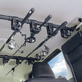 LITTLEMOLE Heavy Duty Car Fishing Rod Holder Adjustable 35-57 Inch for SUV Van