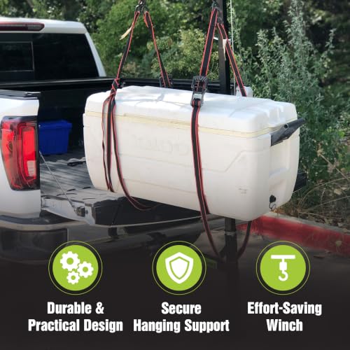 HME Truck Hitch Game Hoist Kit with Winch & Gambrel - 400 lb Capacity, Variation: Game Hoist