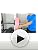 Mini Barbell Bar 5LB for Strength Training & Weightlifting - Blue Sleeves Black