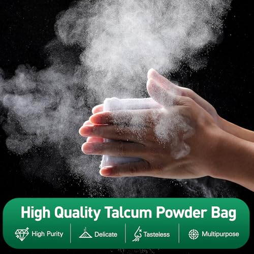 2pcs Billiard Talc Powder Bag for Dry Hands & Cue Control - Mess-Free