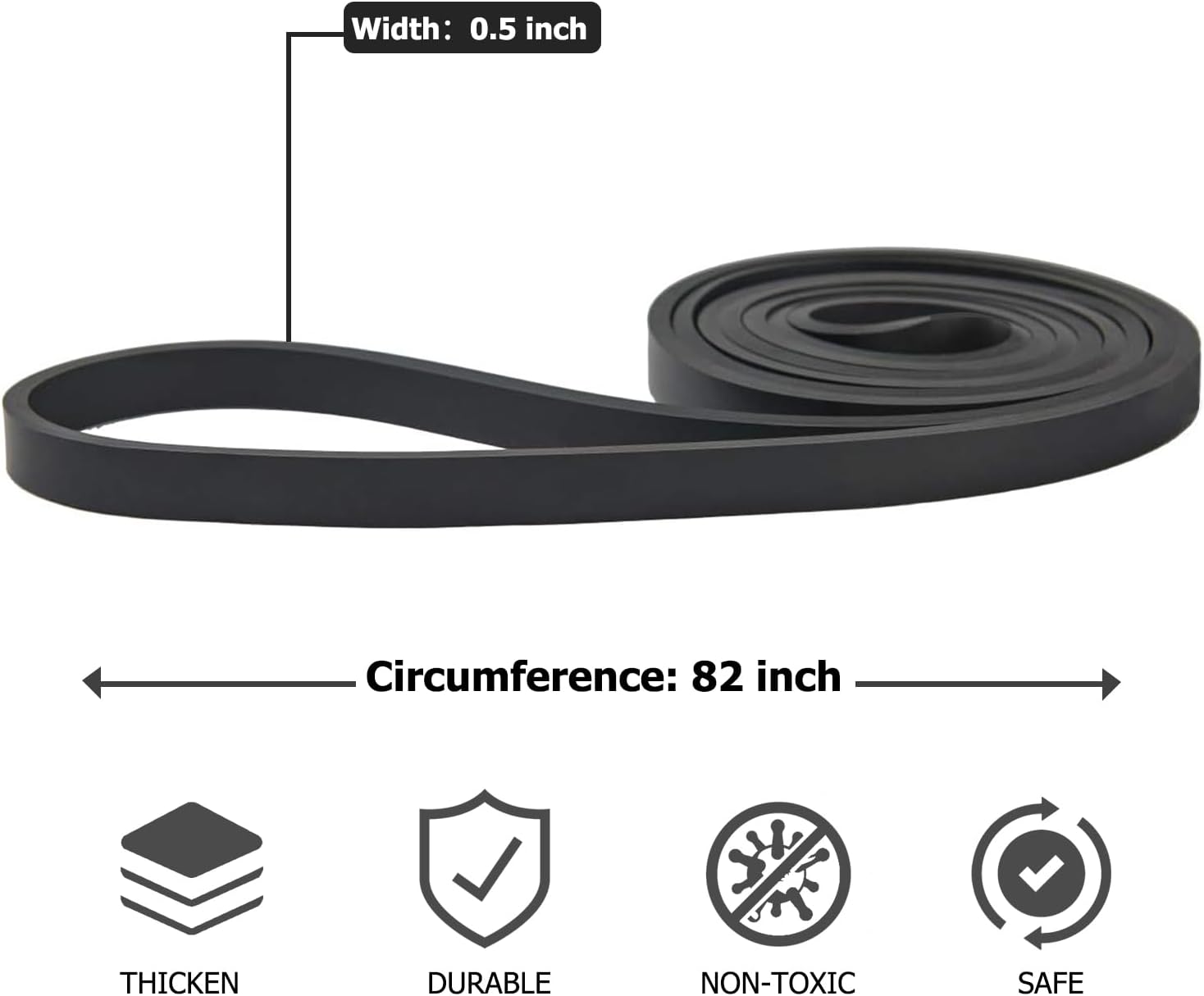 Skiennix Pull Up Bands - Resistance Exercise Bands for Men & Women | Body Stretching & Muscle Training