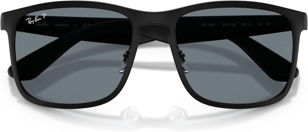 Ray-Ban RB4264 Chromance Square Sunglasses - Stylish UV Protection | Enhance Color Clarity