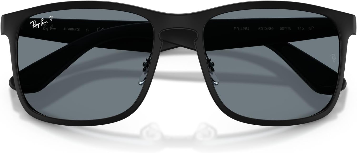 Ray-Ban RB4264 Chromance Square Sunglasses - Stylish UV Protection | Enhance Color Clarity