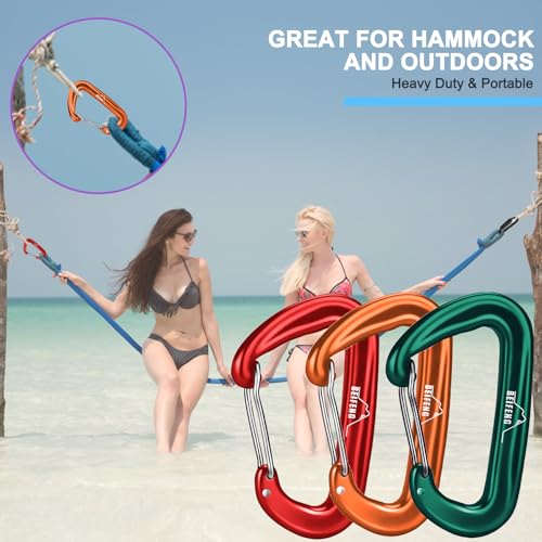 Lightweight Locking Carabiner Clips for Camping Hiking Outdoor Gear