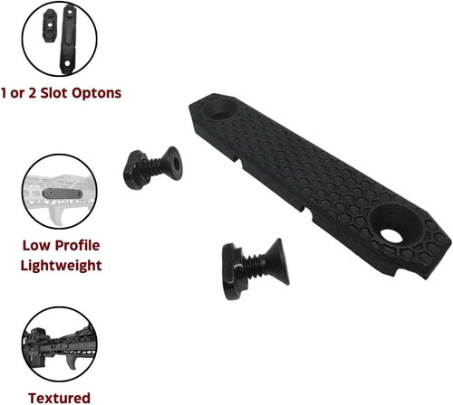 MLok Cable Clip - Wire Management Organizer for Flashlight Pressure Switch | Two Slot Design