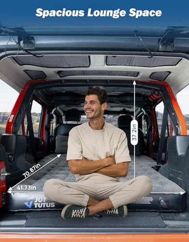 JOYTUTUS SUV Air Mattress for Jeep Wrangler JL 2018-2026 Camping & Road Trips