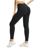baleaf Jeggings for Women Fleece Lined Pants Thermal Warm Winter High Waisted Leggings 4 Pockets Waterproof Running Tights Black S