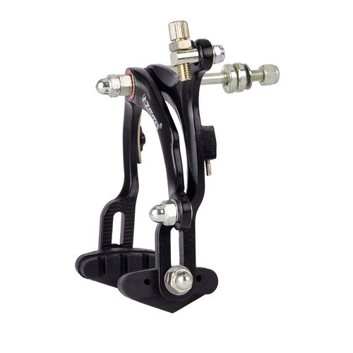 Mimoke 1 Pairs of C-Brake Caliper Brake Arm Bicycle Rim Brake Sets Front and Rear V-Brake with 70mm Pads Long Arm 110mm Aluminum Alloy (Style B)