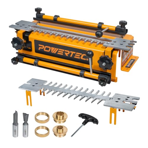 12-Inch Dovetail Jig with Templates, Router Bits & Guide Bushing - For Woodworking & DIY Projects