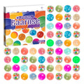 Colorful Small Bouncy Balls Set - 100 Pieces with Gift Box for Party Favors