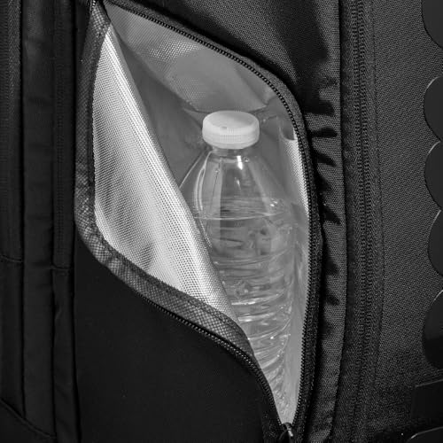 Tennis Bag with Laptop Pocket - Black, Padded Racket & Shoe Compartments - Pro Staff Variation
