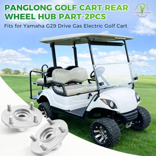 2 Pack Golf Cart Rear Wheel Hub for Yamaha G29 Drive - Replacement Part