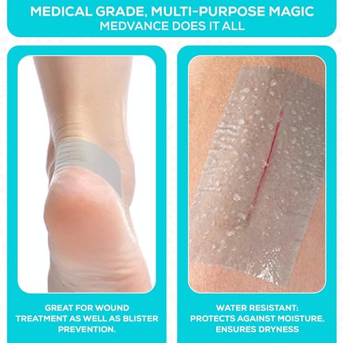 MedVance Silicone Adhesive Medical Tape 2 Inch x 5 Feet - Scar & Wound Care, 3 Pack