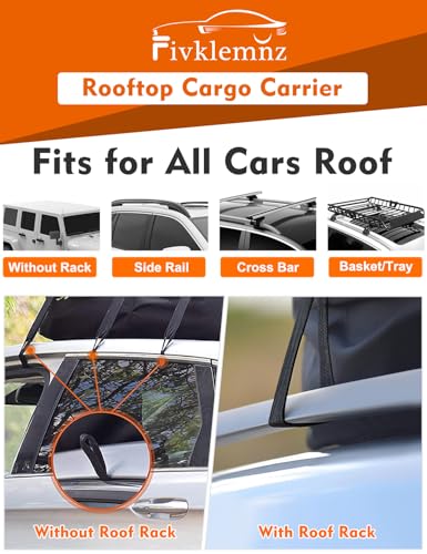 Waterproof Rooftop Cargo Carrier Bag 30 Cubic Feet - No Rack Included