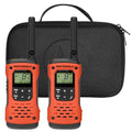 Motorola Solutions T605_H2O Waterproof Walkie Talkie Two-Way Radio 2 Pack, 22 Channels, 35 Mile Range, Orange/Black