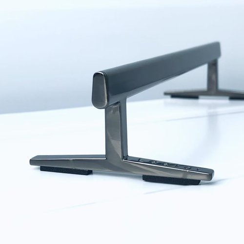 LEEFAI Pro Fingerboard Rail, Metal mini Finger Skateboard Rail for Your ramps and Park, 8.1 x 2.7 x 1.5 inches -The Best Obstacles for fingerboarding,Color (Chrome)