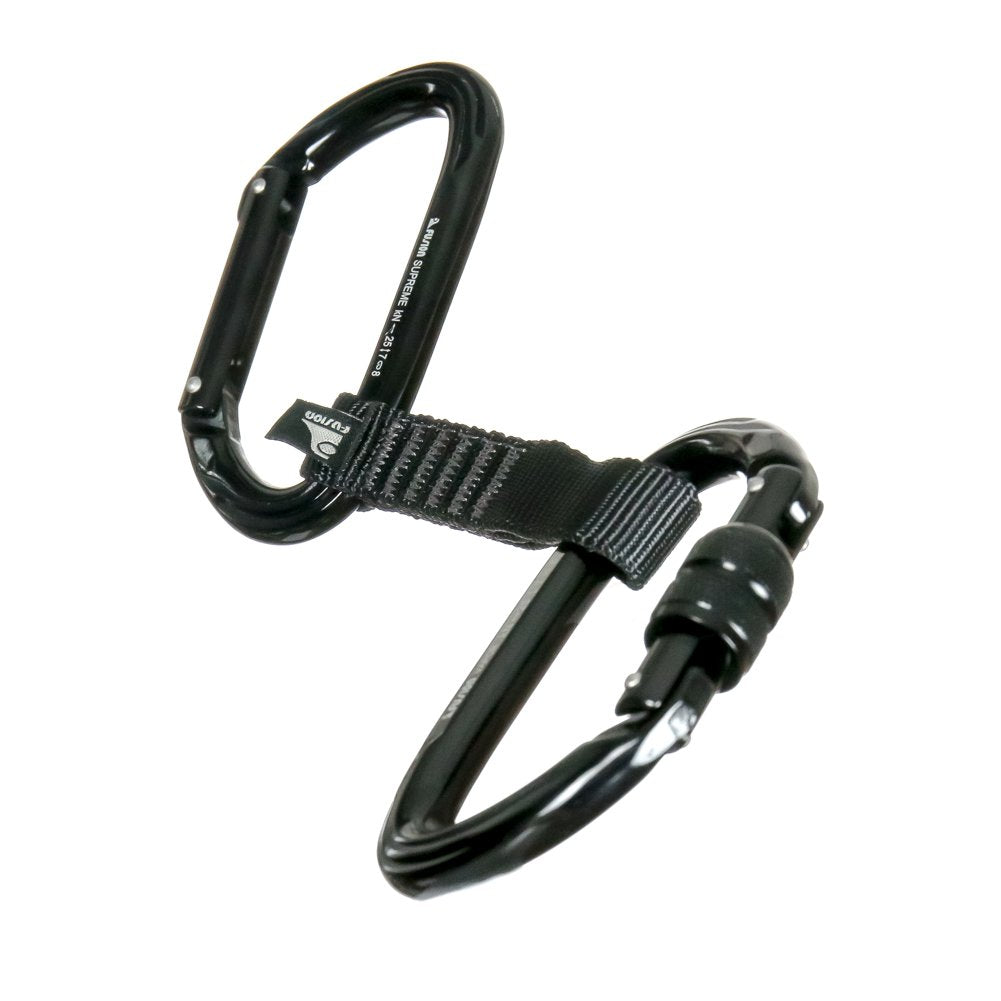 Quickdraw Set with Straight Gate and Screw Gate Carabiners, 4-Pack