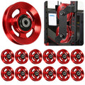 Premium 12-Piece 90mm Aluminum Pulley Wheel Set for Cable Machines & Home Gyms
