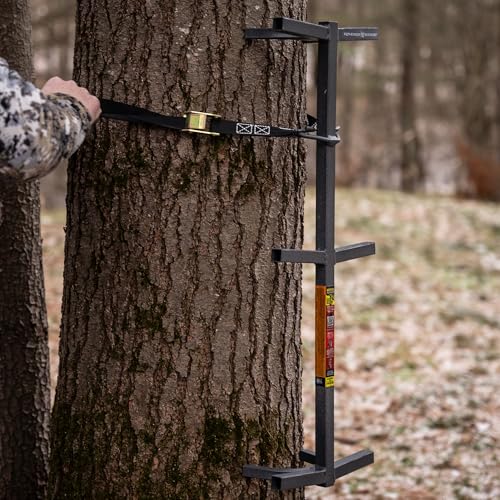Rivers Edge Big Foot Grip Stick Climbing System 3-Pack, Non-Slip Steel Ladders