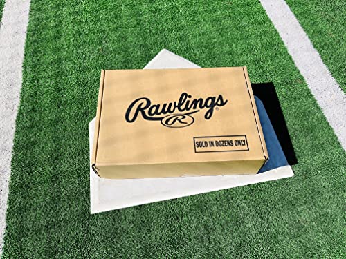 Rawlings Practice Baseballs 1 Dozen, Full-Grain Leather Cover, Composite Core