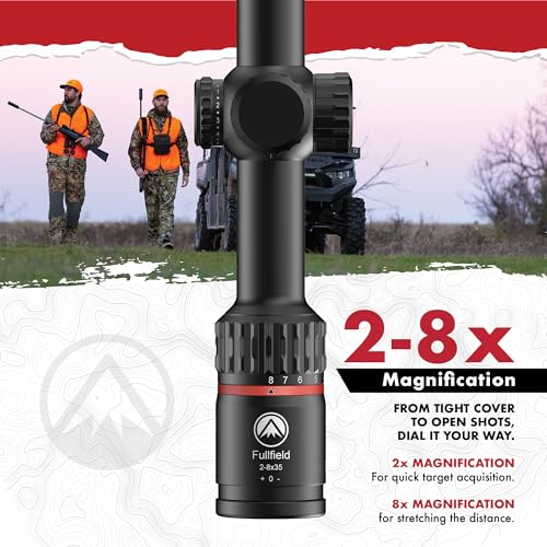 Burris Fullfield 2-8x35mm with Plex Reticle, Waterproof & Shockproof