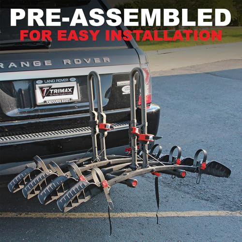 Road-Max 4 Bike Hitch Rack - Foldable, 2-Inch Receiver, Blade Runner 4