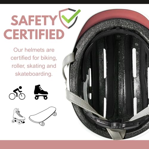 Thousand Kids Bike Helmet - Pink Power, Reflective Stickers & Magnetic Buckle