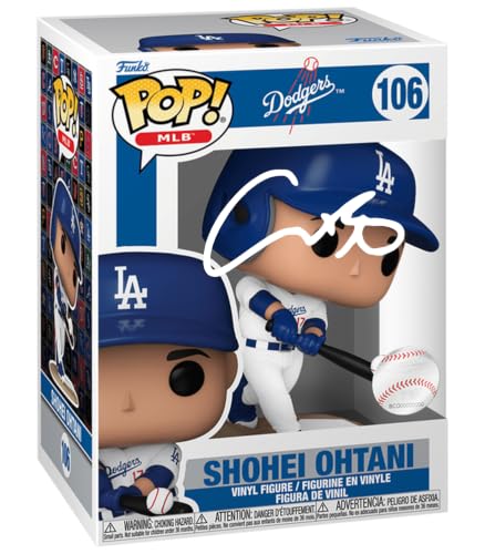 Shohei Ohtani Dodgers Funko POP! Figurine with Autograph & Display Case