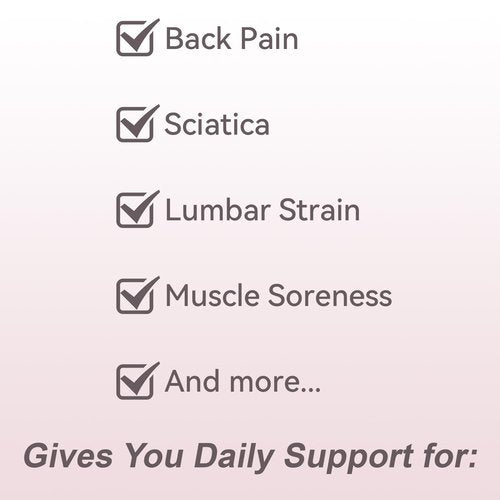 Ultra Breathable & Thin Back Brace for Lower Back Pain – Lightweight, Adjustable Back Brace Belt for Women and Men | Comfortable Lumbar Compression Brace for Sciatica, Scoliosis, Wear Under Clothing