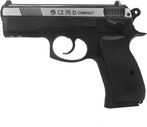 ASG CZ 75D Compact .177 Caliber Steel BB Gun - Non-Blowback Air Pistol with Magazine