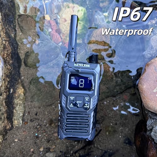 Ketelese T4G-02 Walkie Talkies Long Range Waterproof Two-Way Radio