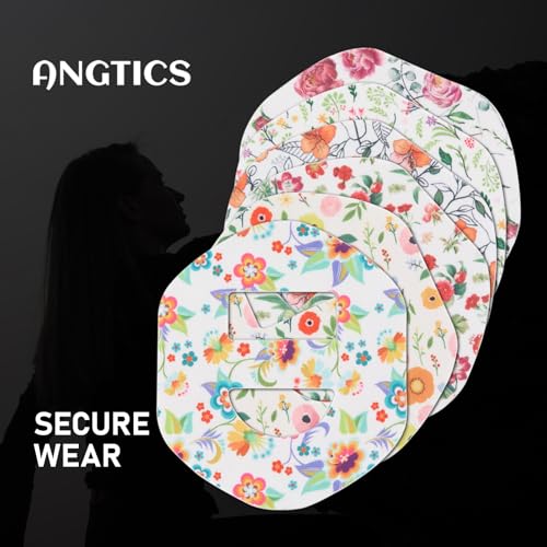 Pastel Floral Waterproof Omnipod 5 Overpatches Adhesive Patches for Sensor