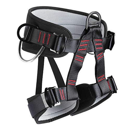 Climbing Safety Belt for Tree Climbing, Rescue, Roofing & Rappelling - Half Body Harness