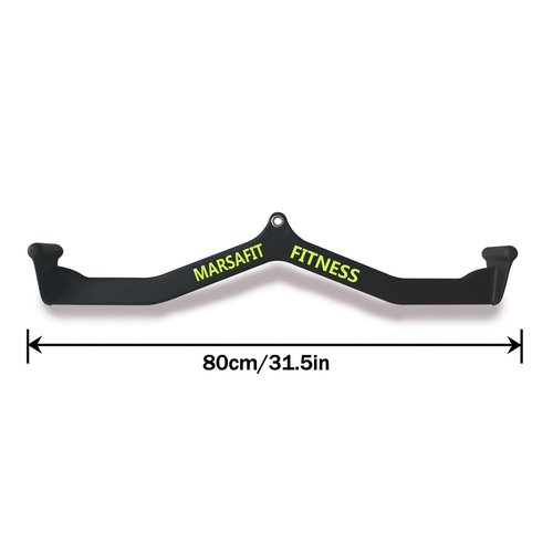 Tricep Press Down Bar Lat pull down Bar Handle Pulley Cable Machine Attachments, Home Gym Fitness Rowing bar Bicep Curl Back Strength Training Wide Grip Lat PullDown Bar Exercises (Length 31")