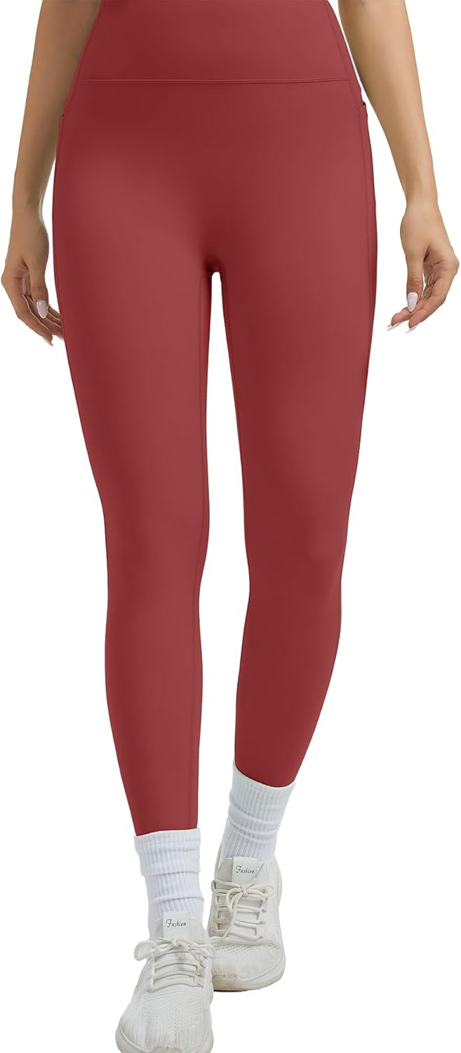SEASUM High Waisted Workout Leggings - Buttery Soft Peachlift Yoga Pants for Women
