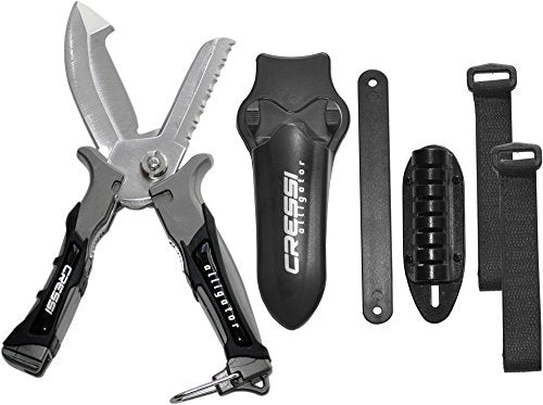 Underwater Diving Knife & Scissors Multi-Tool - Japanese 420 Stainless Steel
