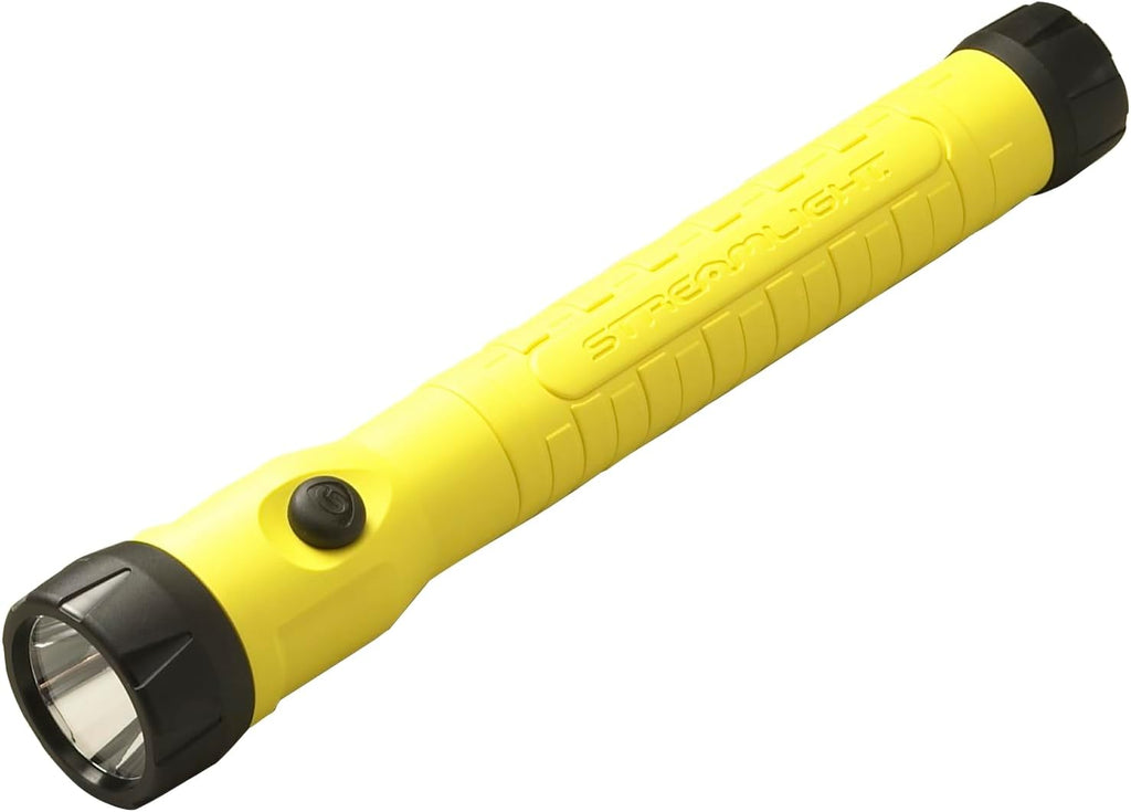 Streamlight PolyStinger LED HAZ-LO Rechargeable Flashlight - 130 Lumens, Yellow, Intrinsically Safe