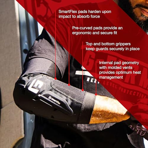 G-Form X4 MTB Elbow Guards - Adult Medium Black Protective Gear