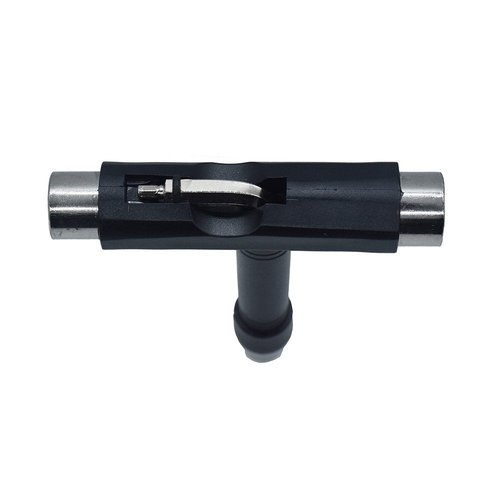 Feisuo Black All-in-One Multifunctional Portable T-Tool&Y-Tool for Skateboard,All-in-One Skate Tools Set of 2 pcak