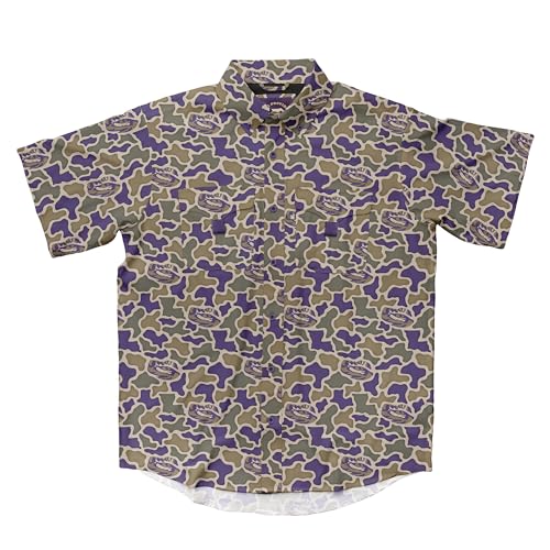 Men's Performance Fishing Shirt - LSU Tigers X-Large Team Color Variation