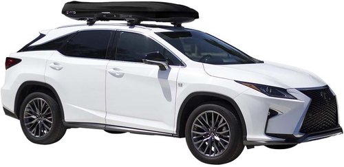 Inno BRM660BK Wedge Cargo Box - 11 Cubic Feet Storage Solution in Gloss Black