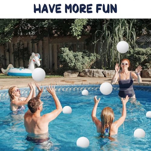 Jexine 36 Pack Mini Inflatable Volleyballs with Pump - 4 Inch Sports Party Decor