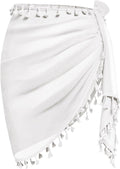 CHICGAL Women Beach Sarong Wraps with Tassels Swimsuit Coverup Summer Bathing Suit Cover Up Casual Swimwear 2026