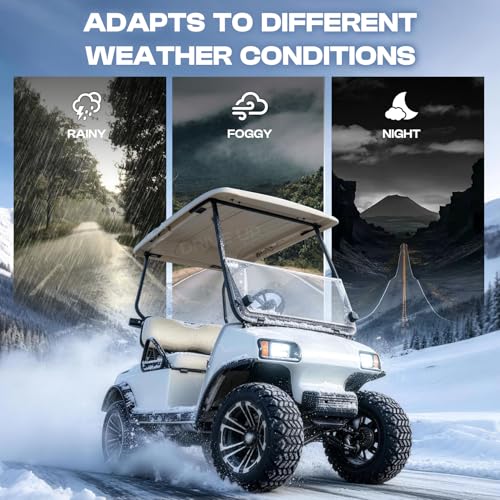Golf Cart LED Light Kit for Club Car DS 1993-Up Headlights & Taillights - Factory Style