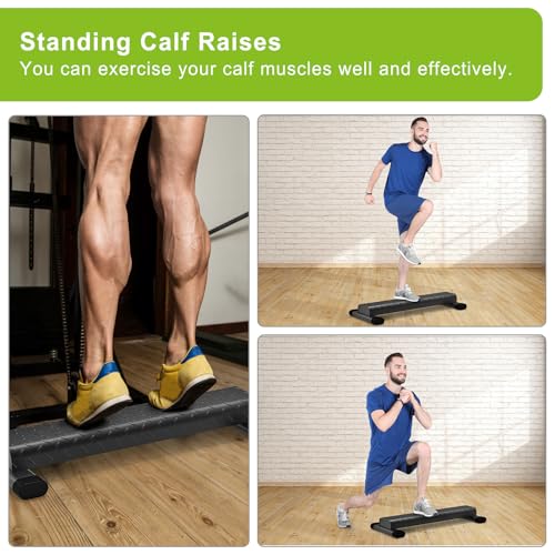 Kipika Heavy Duty Steel Calf Raise Bar 4.7-Inch Wide Tube - Versatile Workout Stand
